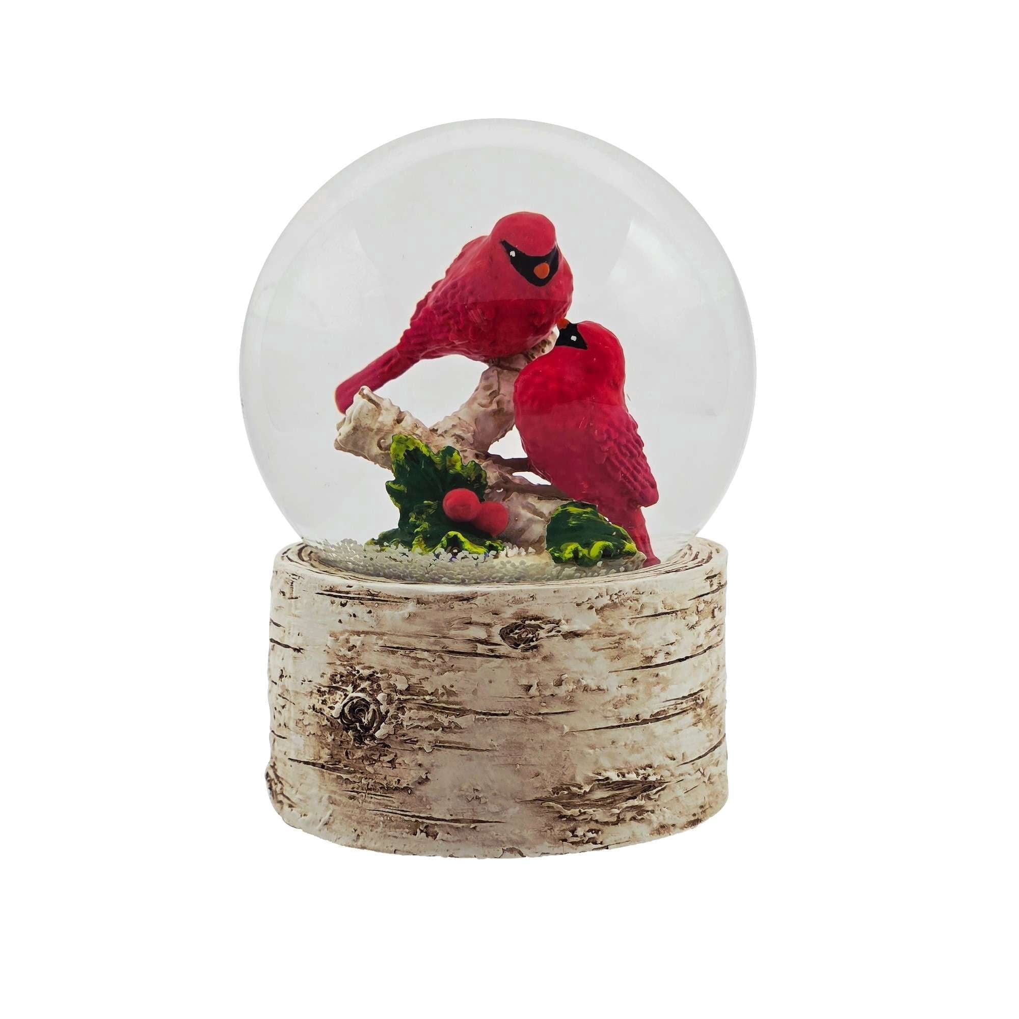 Cardinals Musical Christmas Snow Globe, Multicolor, 5.4", by Holiday Time
