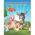 thumbnail image 1 of ANIMALES DIVERTIDOS - Libro De Colorear Para Niños, (Paperback), 1 of 1