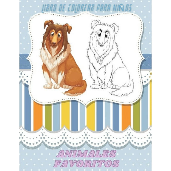 ANIMALES FAVORITOS - Libro De Colorear Para Niños (Paperback)