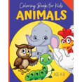 thumbnail image 1 of ANIMALS - Coloring Book For Kids: Coloring Pages For Kids Aged 4-8, (Paperback), 1 of 1