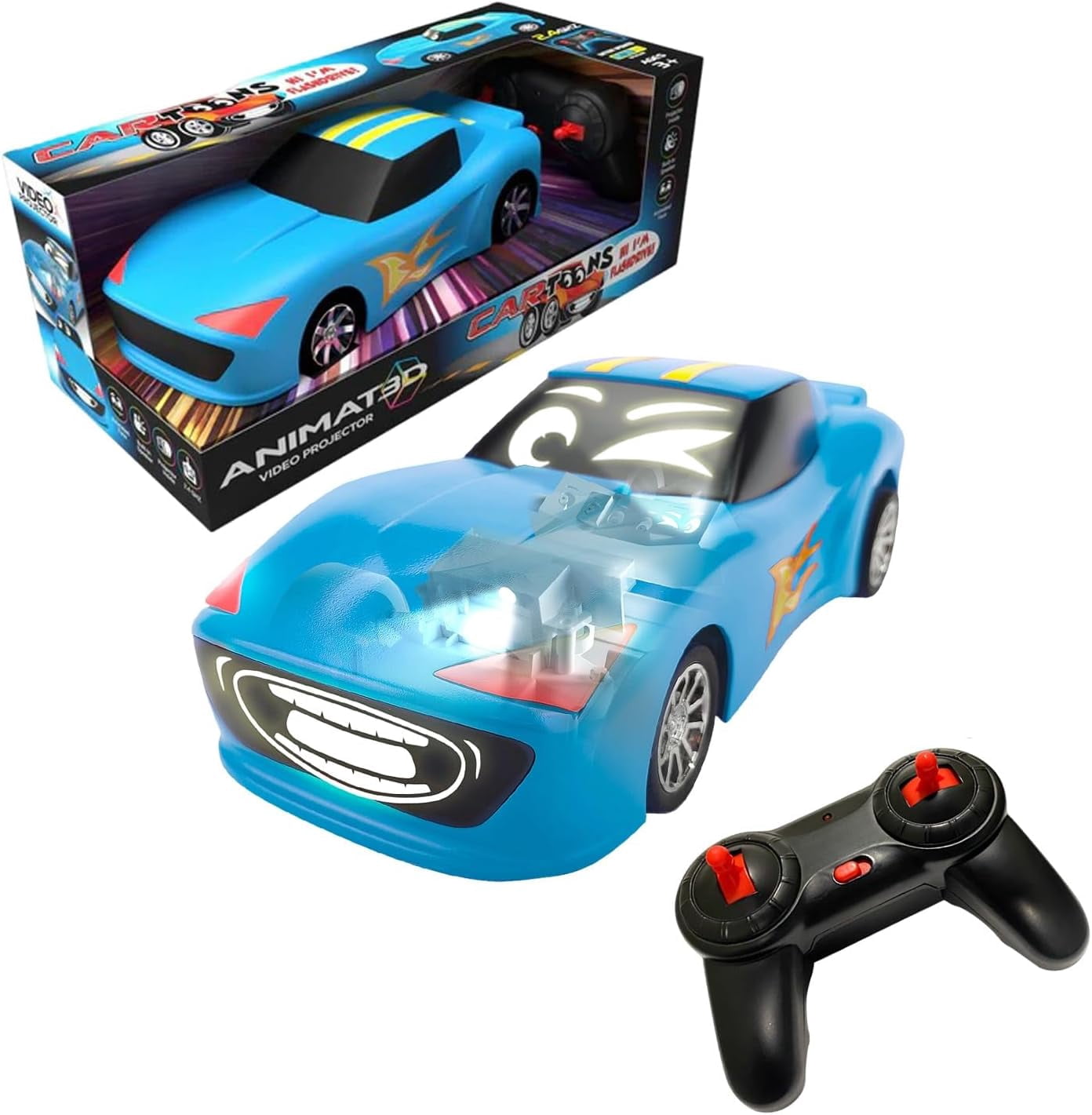 ANIMAT3D CarToons Flash Drive RC Race car