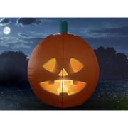 ANIMAT3D Inflatable Jabberin' Jack Talking Animated Inflatable Pumpkin with Built in Projector & Speaker Plug'n Play