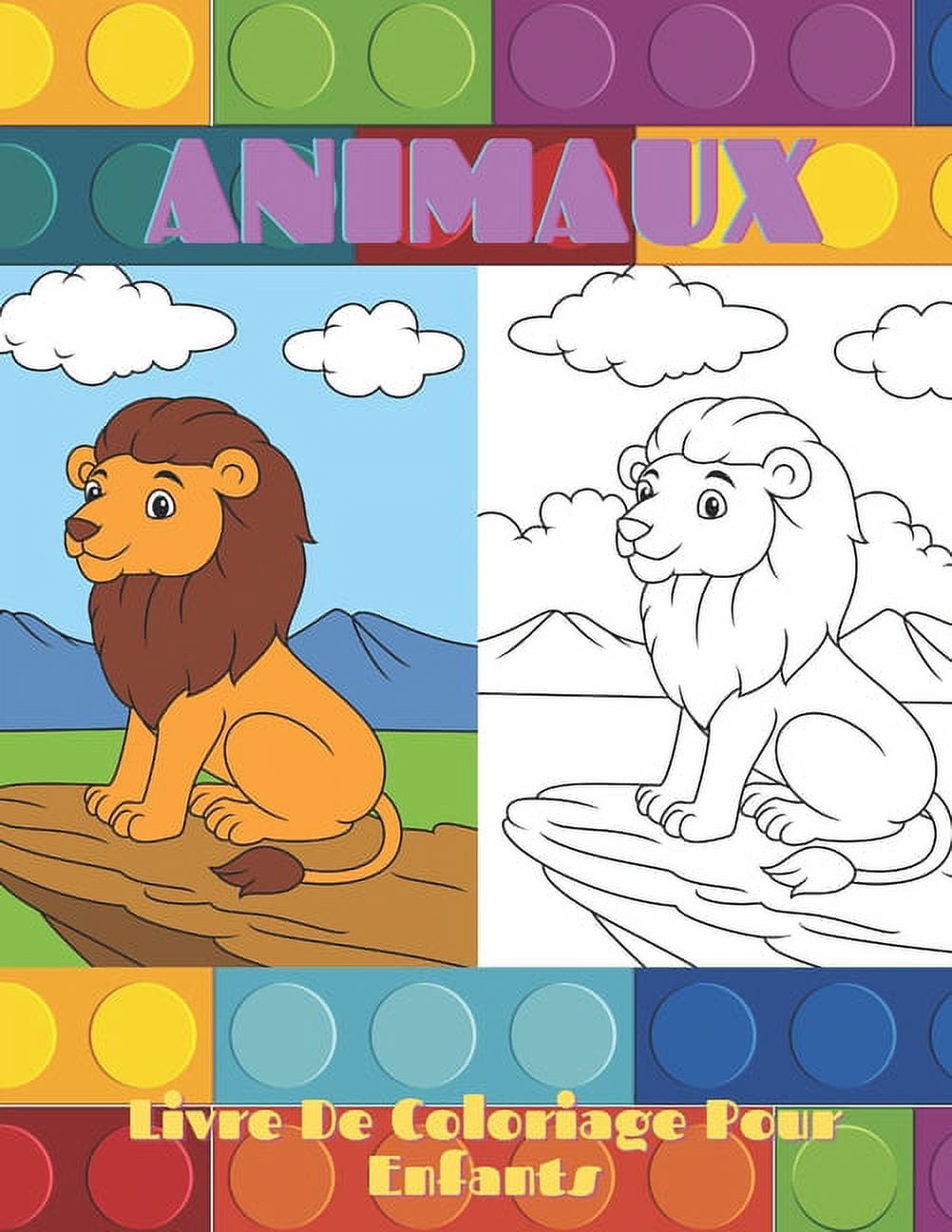 ANIMAUX - Livre De Coloriage Pour Enfants: Animaux de Mer, Animaux de Ferme, Animaux de Jungle, Animaux Des Bois Et Anim, (Paperback)