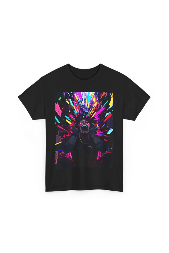 ANIME BOY MAN MUSIC TRIPPY TSHIRT TEE STREET WEAR RAVE GIFT MEN BOYS GAMER SHIRT