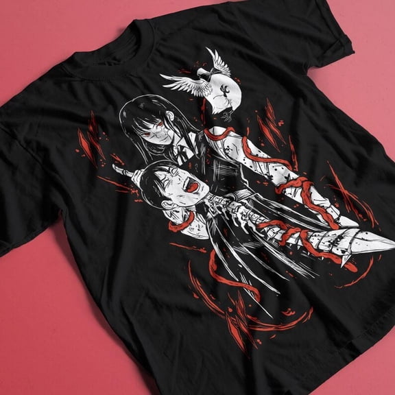 ANIME CHAINSAWMAN YORU HIPHOP BLACK T SHIRT GIFT FOR FRIENDS