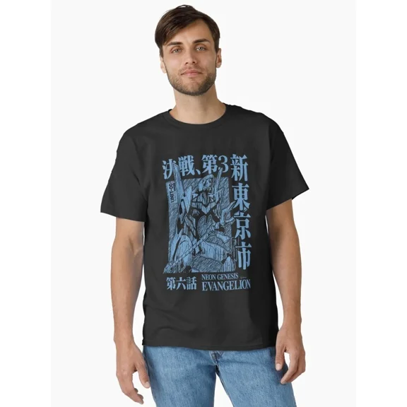 ANIME EVA UNIT 02 CUTE BASIC T SHIRT UNISEX STYLE