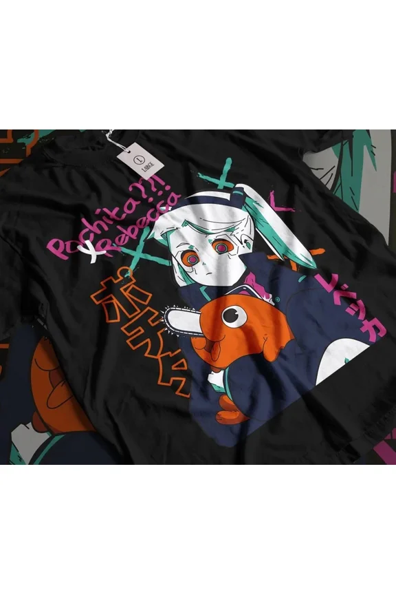 ANIME FIRE FIGHTER BLACK T SHIRT UNISEX STYLE