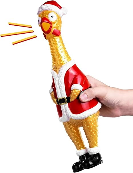 Animolds Squeeze Me Christmas Chicken Assortment, ASC200XMAS