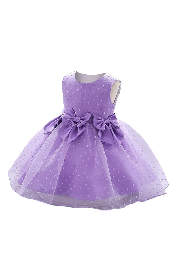 Baby Girl Christening Baptism Gown Flower Embroidery Tutu Dress Wedding Special Occasion Tulle Dress