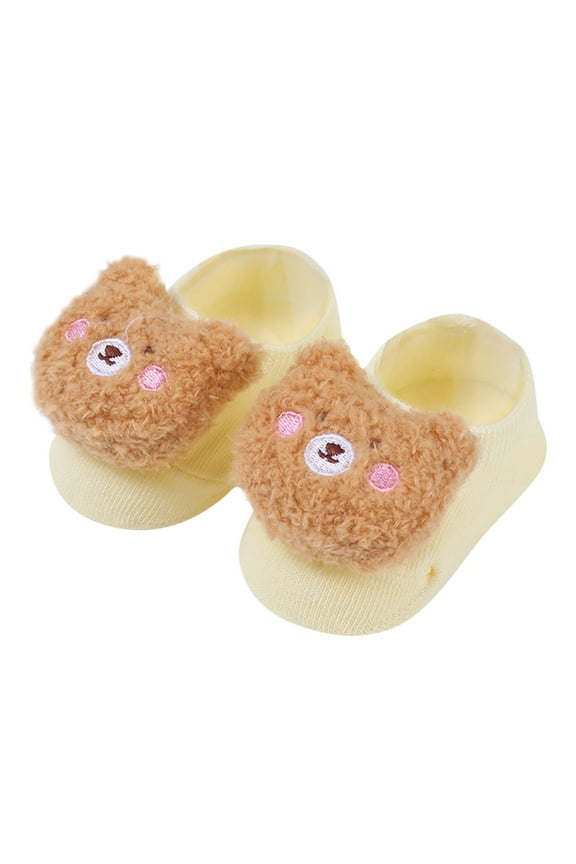 ANINEO Baby Girls Mary Jane Flats with Bowknot Floral Princess Wedding Dress Shoes Soft Crib First Walkers