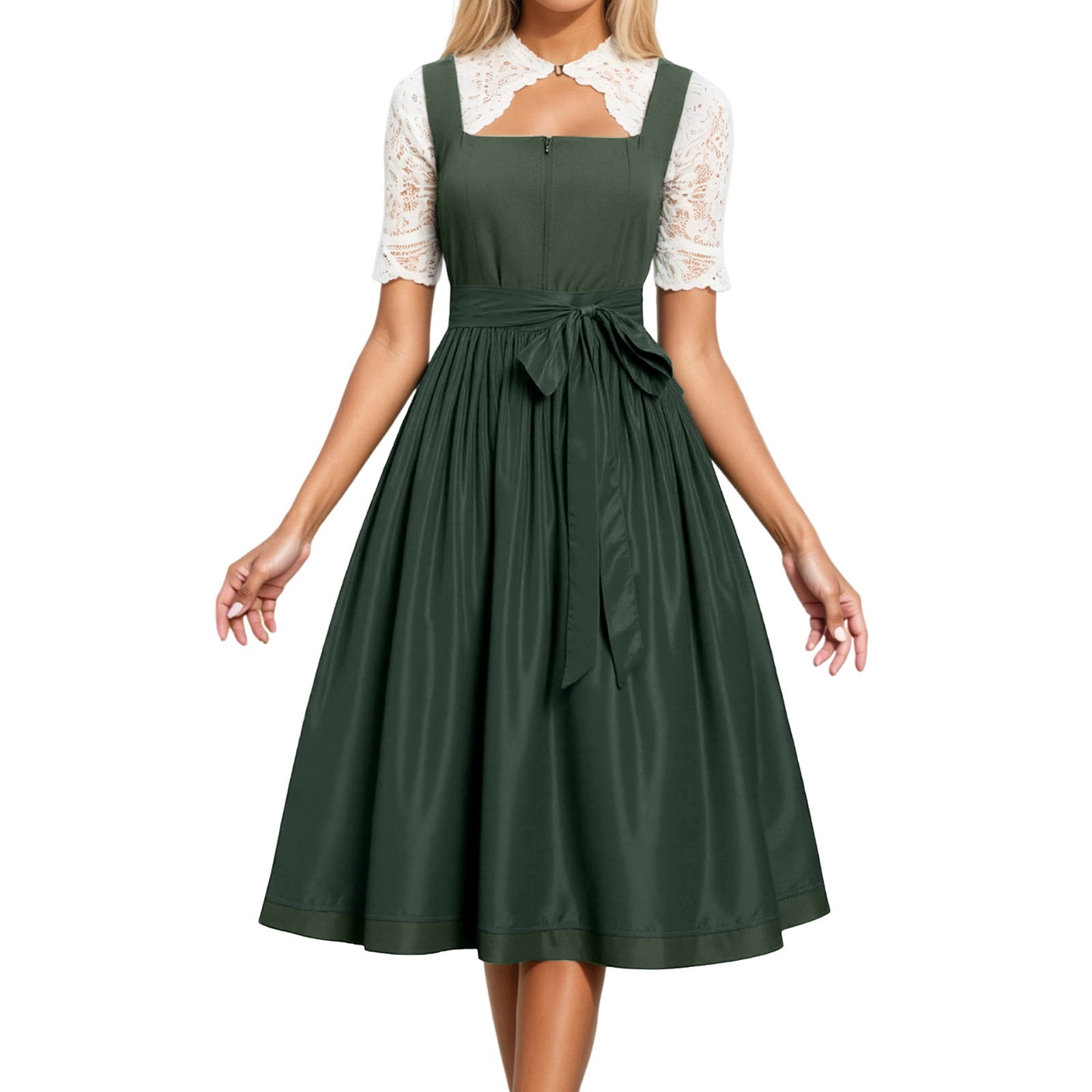 Grace Traditional Dirndl Dress For Women Timeless Bavarian Style With Flattering Fit