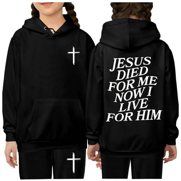 ANINEO Boy's 2 Piece Outfits Letter Print Long Sleeve Hoodie and Sweatpants Sweatsuits Fall Spring Clothes