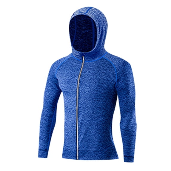 ANINEO Boys Athletic Hoodies Long Sleeve Running Sweatshirt with Zipper Slim Fit T-shirts for Running Gym Training