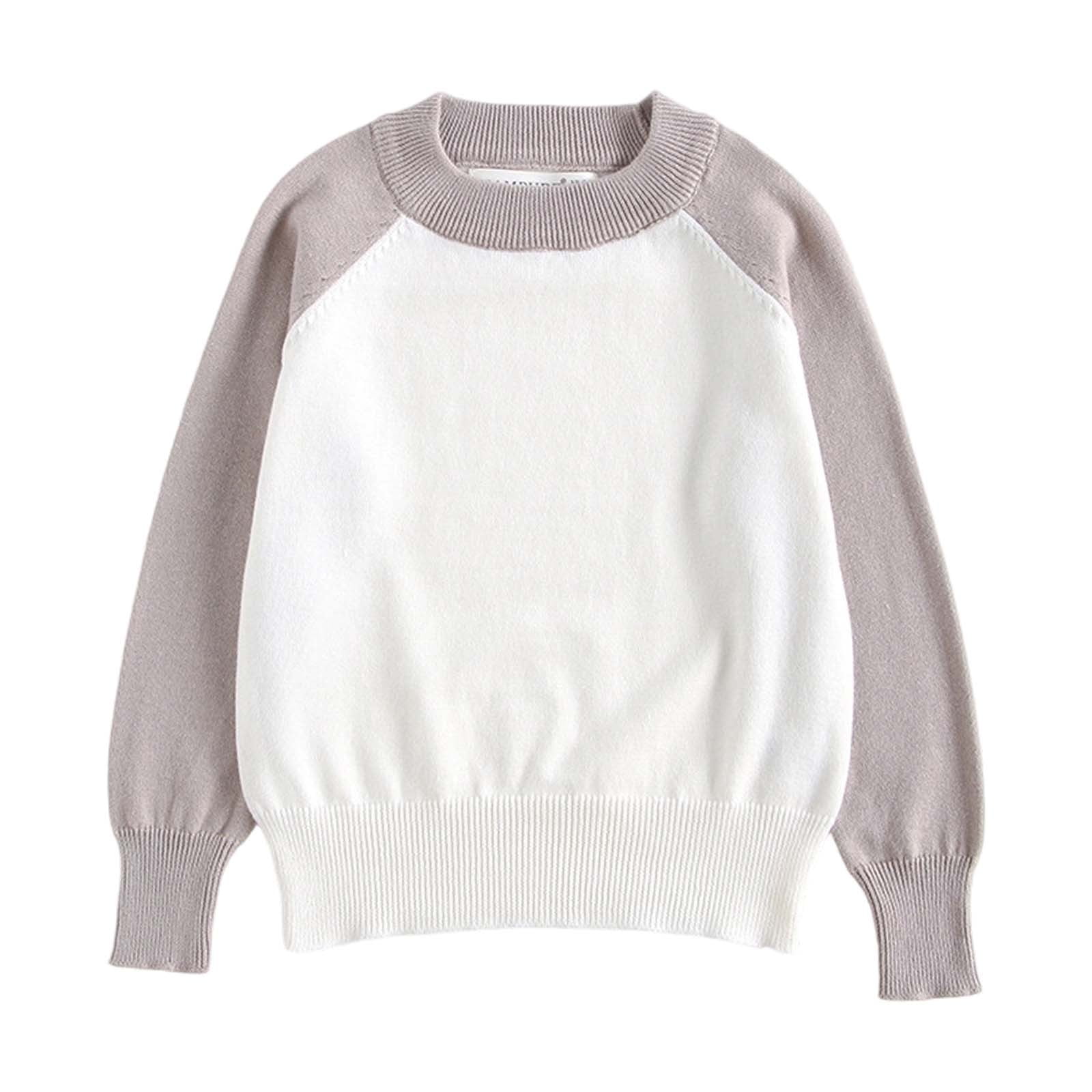 Fashion Loose Crewneck Cotton Pullover for Kids - SF3531 main image 1