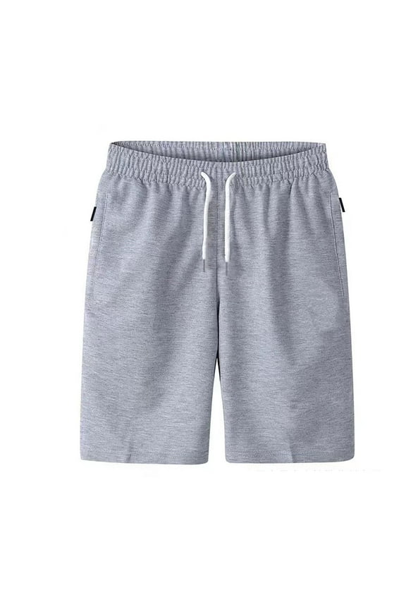 Cropped Pants Men Slacks Baggy Sweatpants Trousers Men Beach Pants Stretch Solid Color Male Slacks