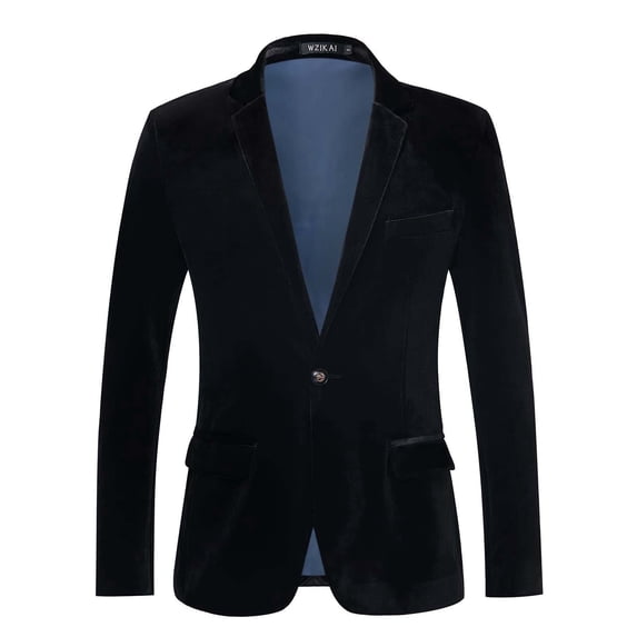 ANINEO Fall Jacket Blazers Winter Men Casual Slim Fit Thin Suit Coats Small Suit Dress Long Sleeve Solid Color Trendy Male Outwear