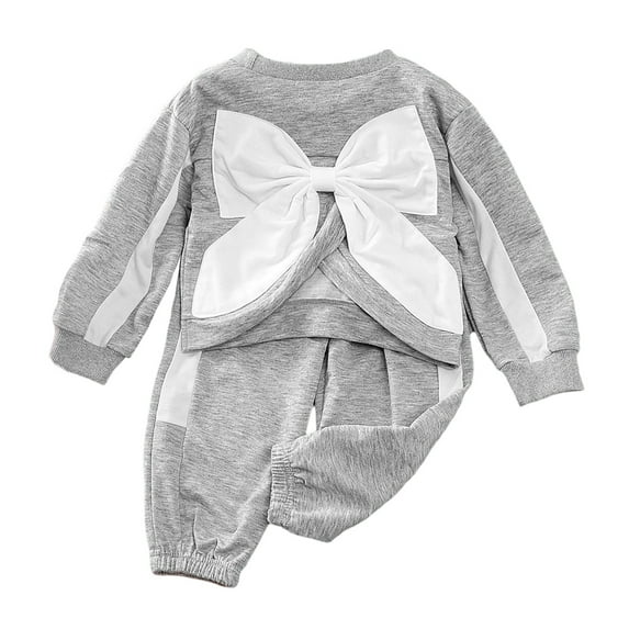 ANINEO Girl's Sweatshirt 2 Piece Casual Outfit Long Sleeve Sweatshirts Sweatpants Fall Tracksuit Jogging Sweatsuit Set
