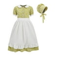 thumbnail image 1 of ANINEO Girls Prairie Pioneer Dresses Laura Ingalls Wilder Pilgrim Colonial Clothing Dress, 1 of 4