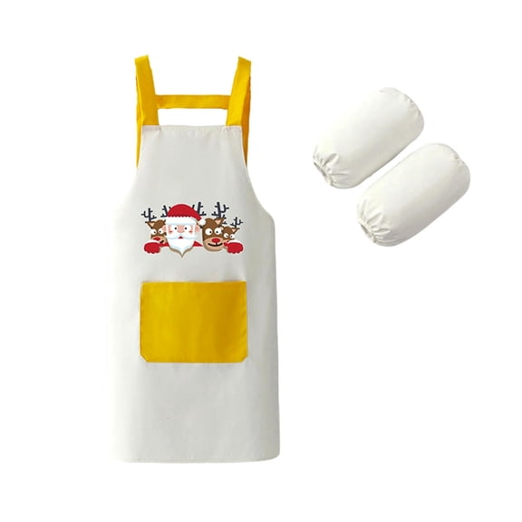 ANINEO Kids Art Smock Boys Painting Apron For Teenager Teen Activity Protective Cover Up Durable Easy Clean Cozy Child Wear