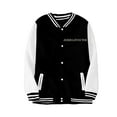 thumbnail image 1 of ANINEO Kids Baseball Jackets Boys Girls Fit Varsity Jacket Casual Lightweight Plain Cardigan Button School Coat, 1 of 7
