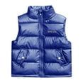 thumbnail image 1 of ANINEO Kids Boys Girls Vest Winter Warm Lightweight Toddler Vest Outerwear High Neck Cute Sleeveless Jacket, 1 of 4