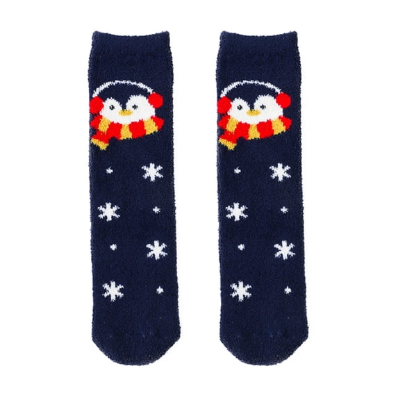 ANINEO Kids Christmas Socks Boys Girls Toddler Baby Adult Family Cotton Xmas Socks