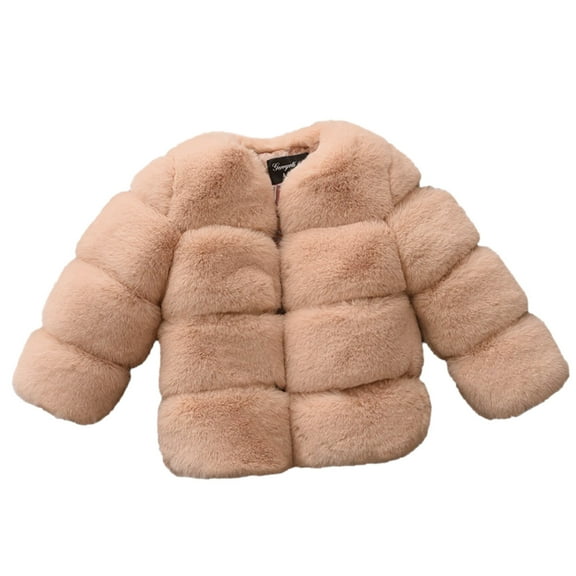 ANINEO Kids Girls Coat Winter Windproof Thicken Coat Jacket Toddler Warm Fleece Outerwear Jacket