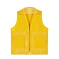 thumbnail image 1 of ANINEO Kids Unisex Mesh Breathable Fishing Vest Pockets Photography Travel Hiking Waist Coat Jacket for Adults and Youth, 1 of 5
