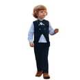 thumbnail image 1 of ANINEO Outfit Sets Boys Formal Wear Three Piece Elegant Vest And Pants For Celebrations Lovely Child Clothing Sets, 1 of 9