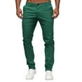 thumbnail image 1 of ANINEO Slim Waist Full Trousers Men Casual Solid Color Mid Pockets Length Fashion Pants Men Pants Male Slacks, 1 of 6