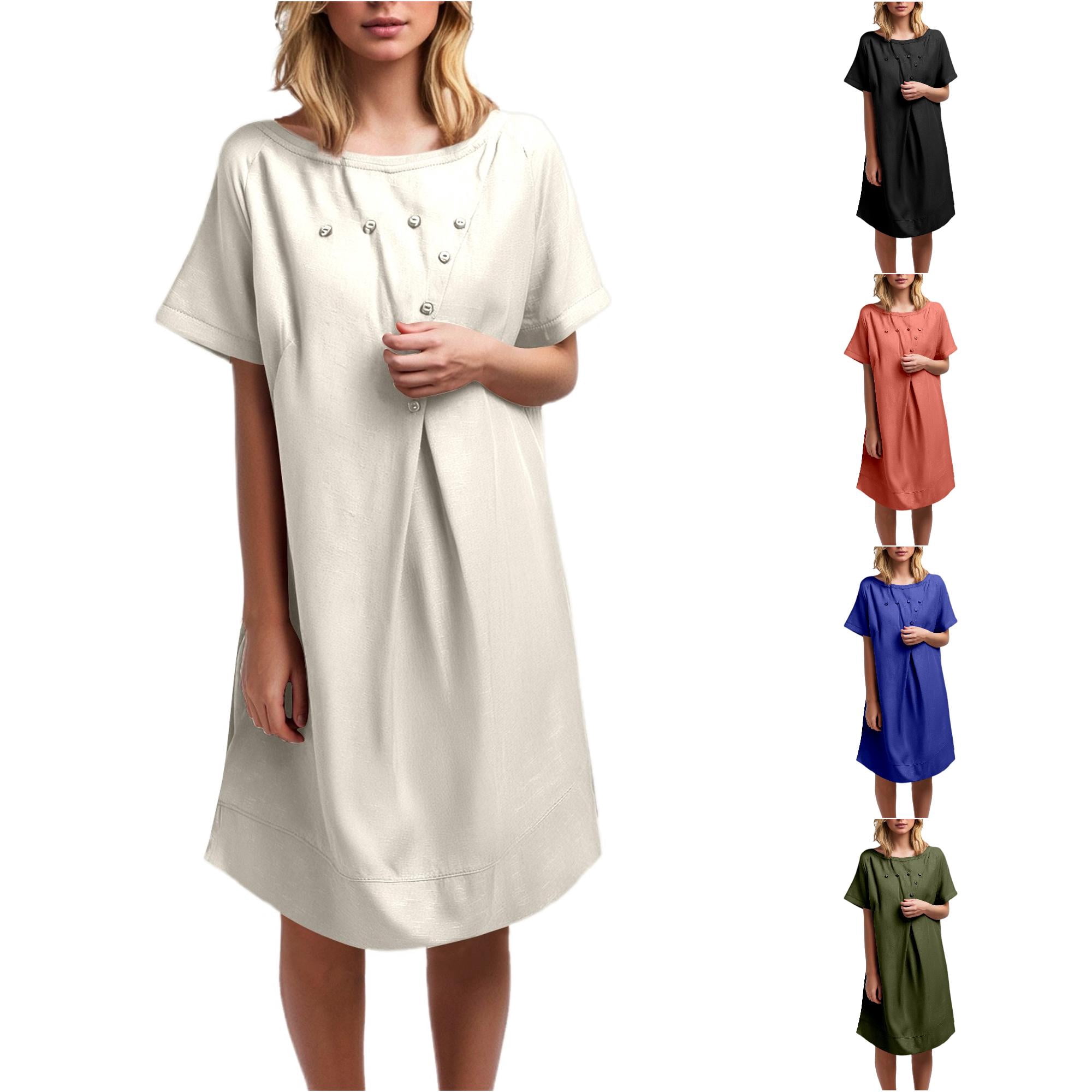 ANINEO Summer Dresses For Women Casual For Elegant Everyday With ...