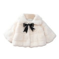 thumbnail image 1 of ANINEO Toddler Baby Girls Long Sleeve Solid Bowknot Winter Coats Jacket Outwear Outfits, 1 of 7