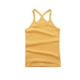thumbnail image 1 of ANINEO Toddler Kids Girls Dance Tank Top Racerback Crop Tank Top Soild Sleeveless Sports Dance Top Ballet Gymnastics Dancewear, 1 of 3