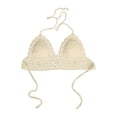 thumbnail image 1 of ANINEO Women Swimwear Crochet Camisole Backless Camisole Knitted Bra Tops Summer Beachwear Cute Hawaii Tropical Brazilian Swim Wear, 1 of 3