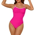 thumbnail image 1 of ANINEO Women Swimwear Fashion Lace Swimsuit Collar Underwire Swimsuit Pleated Swimsuit Breathable Hawaii Summer Tropical Brazilian Beachwear, 1 of 4