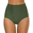thumbnail image 1 of ANINEO Women Swimwear Running High Waist Bottoms Swim Briefs Ruched Bottom For Shorts Trendy Hawaii Summer Tropical Brazilian Beachwear, 1 of 7
