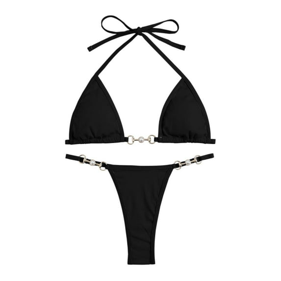 ANINEO Women Swimwear Solid Color Multicolor 2PCS Swimsuit Tobikini With Removable Pads No Underwire Cozy Hawaii Summer Tropical Brazilian Beachwear