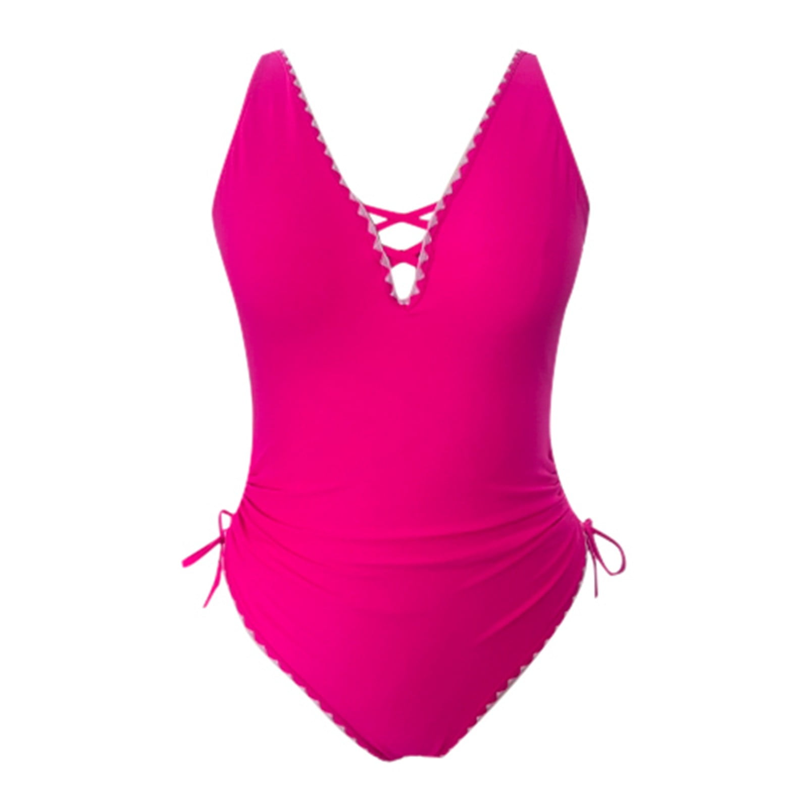 Women's swimwear one-piece elegant solid color beach main image 0