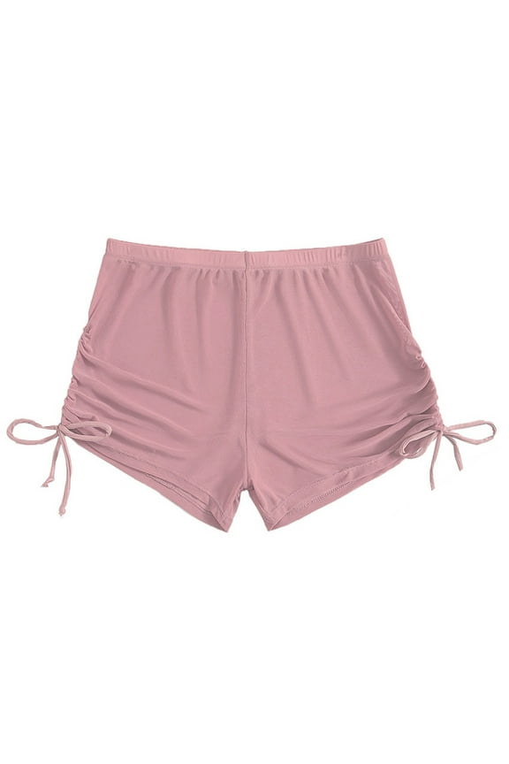 Women Vintage Bikini Bottom Swimwear Briefs Beachwear Bikini Bottom Side Tie Thong Bathing Swimbottom Trendy Hawaii Summer Tropical Brazilian Swim Wear