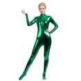 thumbnail image 1 of ANINEO Womens Full Body Dance Catsuit Stretchy Bodycon Bodysuit Zentai Jumpsuit For Stage Performance Clothess, 1 of 2