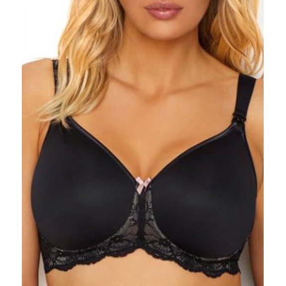 ANITA Black Miss Lovely Wirefree Padded Nursing Bra, US 38D, UK 38D, NWOT