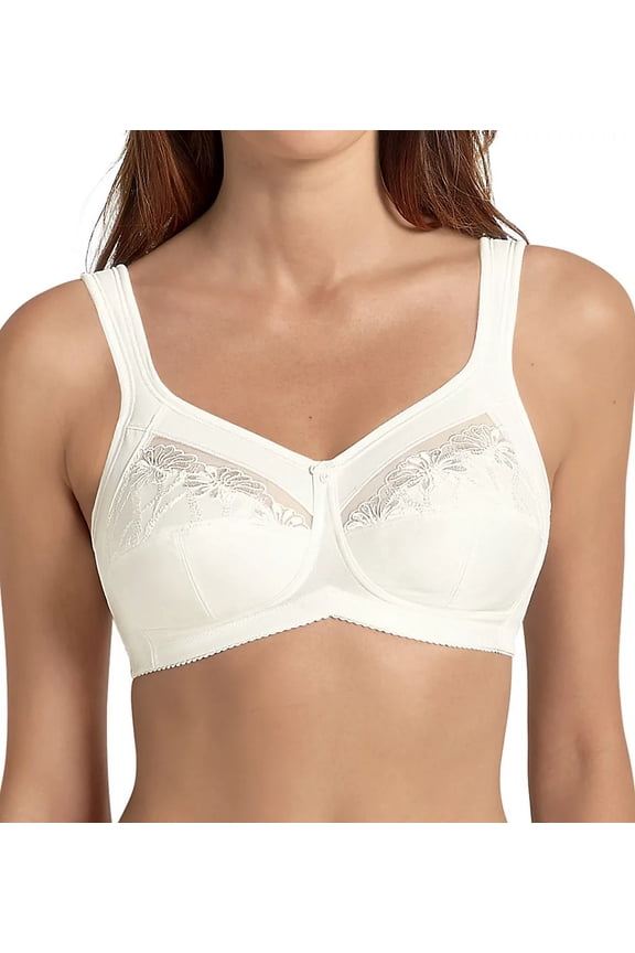 Crystal Care Safina Embroidered Soft Cup Bra, US 34, NWOT