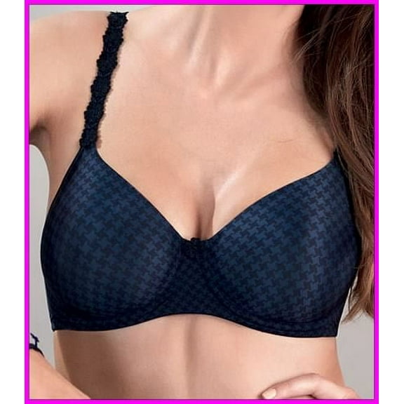 ANITA ROSA FAIA Java Blue Josephine Seamless Underwire Bra, US 34C, UK 34C, NWOT