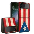 thumbnail image 1 of ANJ+ Hard Protective Printed Case Cover Compatible with Samsung Galaxy Z Flip 4 - Puerto Rico Flag, 1 of 4