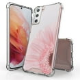 thumbnail image 1 of ANJ+ Hybrid Slim Hard Back Cover Case Flexible Bumper for Samsung Galaxy S21 Plus - Close Up Flower, 1 of 3