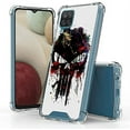 thumbnail image 1 of ANJ+ Hybrid Slim [Scratch-Proof] Hard Back Cover Case w/Flexible Bumper Compatible with Samsung Galaxy A32 5G - Abstract Punisher, 1 of 5