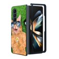 thumbnail image 1 of ANJ+ Protective Snap-On Design Printed Case Compatible with Samsung Galaxy Z Fold 4 - Funny Cat, 1 of 5