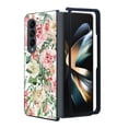 thumbnail image 1 of ANJ+ Protective Snap-On Design Printed Case Compatible with Samsung Galaxy Z Fold 4 - Watercolor Rose Bouquet, 1 of 5
