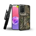 thumbnail image 1 of ANJ+ Rugged Shockproof Holster Case Card Slot Kickstand + Tempered Glass Cover for Samsung Galaxy A03s - Tree Camo, 1 of 5