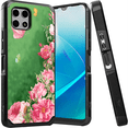 thumbnail image 1 of ANJ+ Shockproof Dual Layer Slim Hard Case + Tempered Glass Cover Compatible with T-Mobile REVVL 7 5G - Roses Garden, 1 of 4